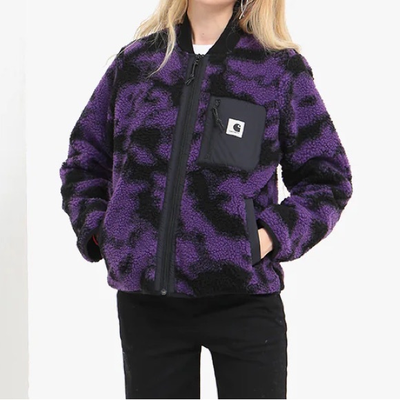 Carhartt WIP Janet Liner Purple Blur Camo M - Picture 8 of 8